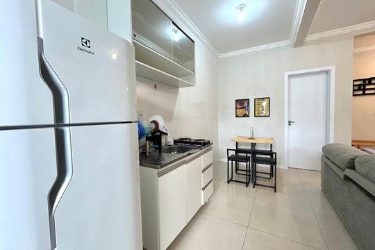 Cozinha de apartamento para alugar com 1 quarto, 50m² em Ribeirão da Ilha, Florianópolis