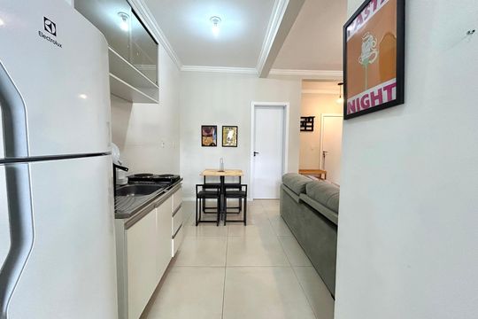 Cozinha de apartamento para alugar com 1 quarto, 50m² em Ribeirão da Ilha, Florianópolis