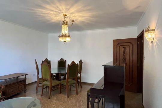 Sala de apartamento para alugar com 3 quartos, 130m² em Campo Grande, Santos