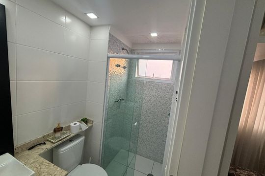 Banheiro de apartamento à venda com 3 quartos, 72m² em Vila Penteado, São Paulo