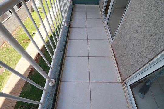 Varanda  de apartamento para alugar com 2 quartos, 47m² em Bonfim Paulista, Ribeirão Preto