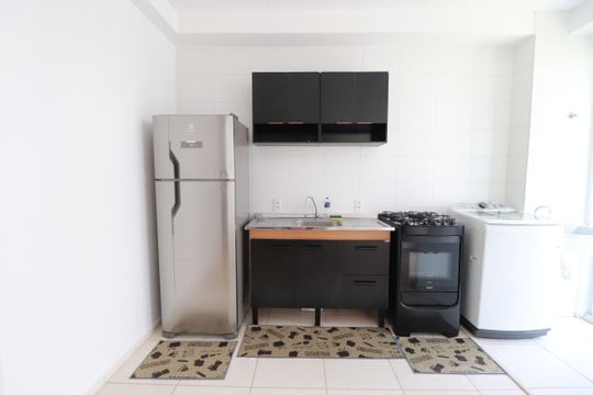 Cozinha  de apartamento para alugar com 2 quartos, 47m² em Bonfim Paulista, Ribeirão Preto