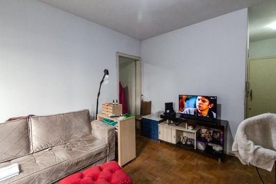 Sala de apartamento à venda com 1 quarto, 47m² em Santana, Porto Alegre