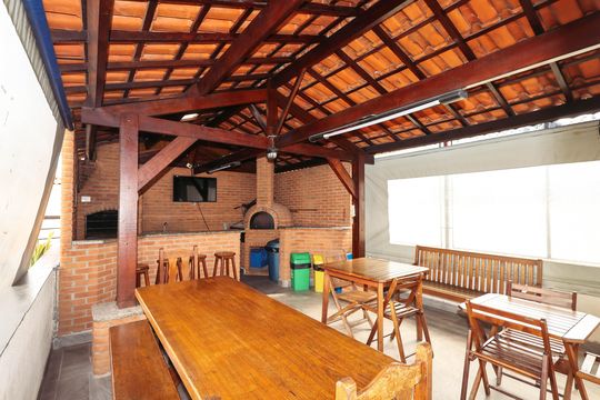 Área comum - Churrasqueira de apartamento para alugar com 2 quartos, 56m² em Ipiranga, São Paulo