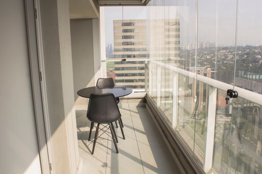Varanda de kitnet/studio à venda com 1 quarto, 38m² em Butantã, São Paulo