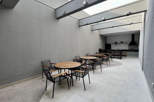 Área comum - Churrasqueira de apartamento para alugar com 1 quarto, 51m² em Vila Anglo Brasileira, São Paulo