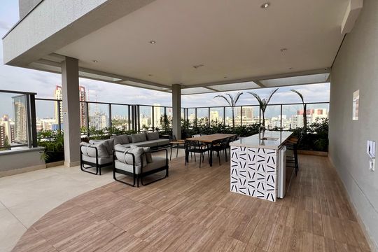 Área comum de apartamento para alugar com 1 quarto, 51m² em Vila Anglo Brasileira, São Paulo