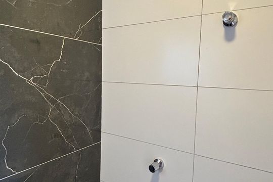 Banheiro da Suíte  de apartamento à venda com 2 quartos, 98m² em Utinga, Santo André