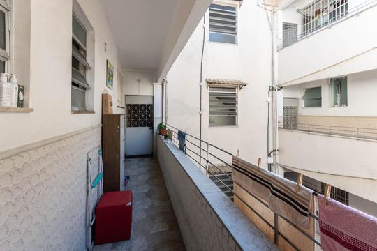 Varanda da Sala de apartamento à venda com 2 quartos, 68m² em Rio Comprido, Rio de Janeiro