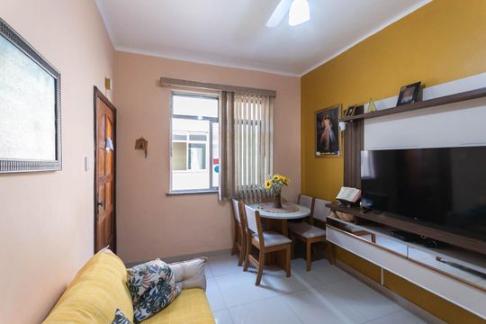 Sala de apartamento à venda com 2 quartos, 68m² em Rio Comprido, Rio de Janeiro
