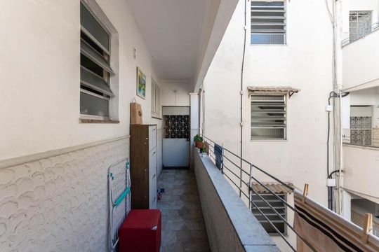 Varanda da Sala de apartamento à venda com 2 quartos, 68m² em Rio Comprido, Rio de Janeiro
