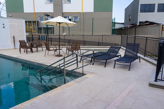 Área comum - Piscina de apartamento para alugar com 2 quartos, 45m² em Campo Grande, Rio de Janeiro