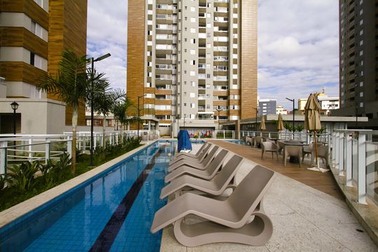 Área comum - Piscina de apartamento à venda com 3 quartos, 76m² em Nova Suíça, Belo Horizonte