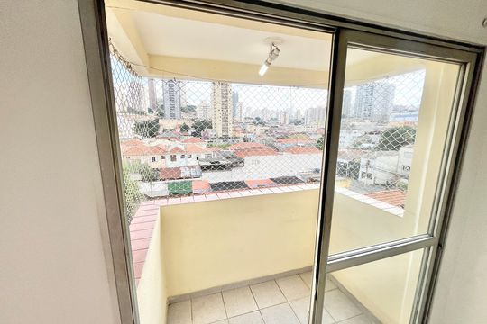 Varanda da Sala de apartamento à venda com 1 quarto, 40m² em Santana, São Paulo