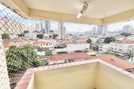 Varanda da Sala de apartamento à venda com 1 quarto, 40m² em Santana, São Paulo