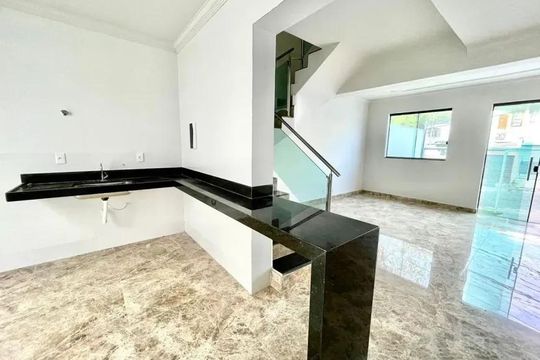 Cozinha de casa para alugar com 3 quartos, 94m² em Santa Amelia, Belo Horizonte