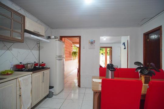 Cozinha de apartamento para alugar com 1 quarto, 80m² em Santos Dumont, São Leopoldo