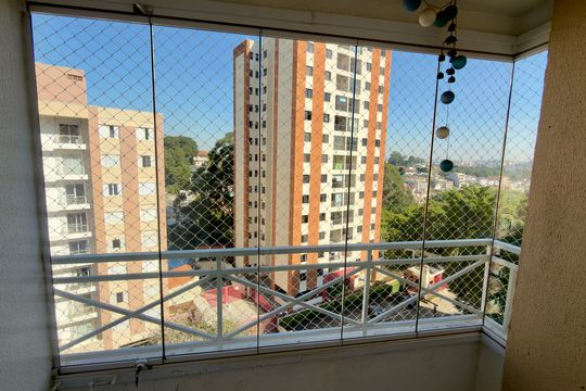 Vista da Sacada de apartamento à venda com 2 quartos, 56m² em Jardim Monte Kemel, São Paulo
