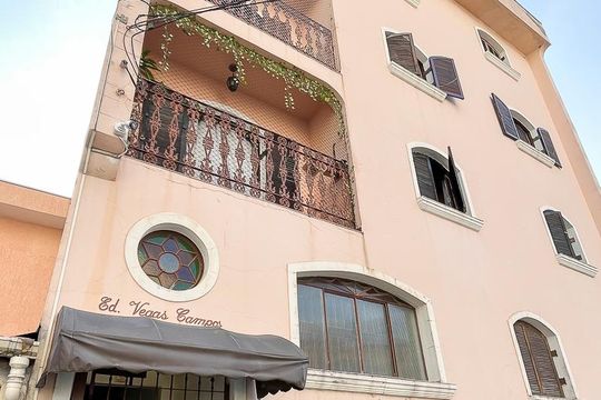 Fachada + plaquinha de apartamento à venda com 2 quartos, 69m² em Barcelona, São Caetano do Sul