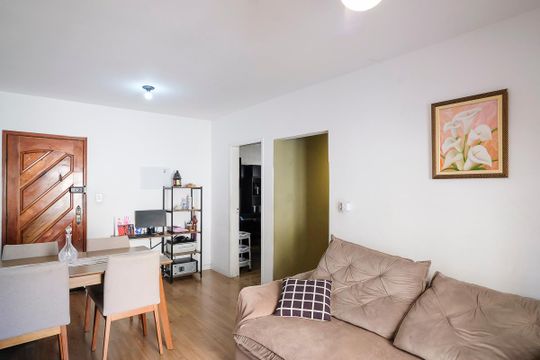 Sala de apartamento à venda com 2 quartos, 69m² em Barcelona, São Caetano do Sul