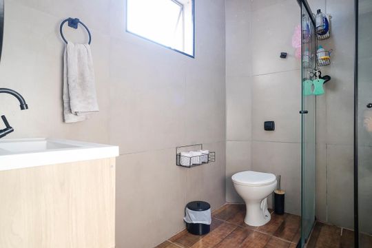 Banheiro de apartamento à venda com 2 quartos, 69m² em Barcelona, São Caetano do Sul