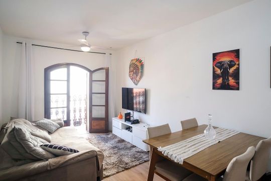Sala de apartamento à venda com 2 quartos, 69m² em Barcelona, São Caetano do Sul