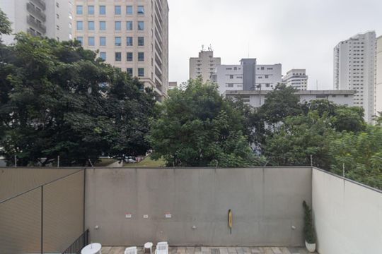 Varanda de apartamento à venda com 3 quartos, 77m² em Indianópolis, São Paulo