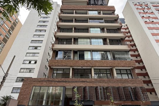 Fachada de kitnet/studio à venda com 1 quarto, 24m² em Higienópolis, São Paulo