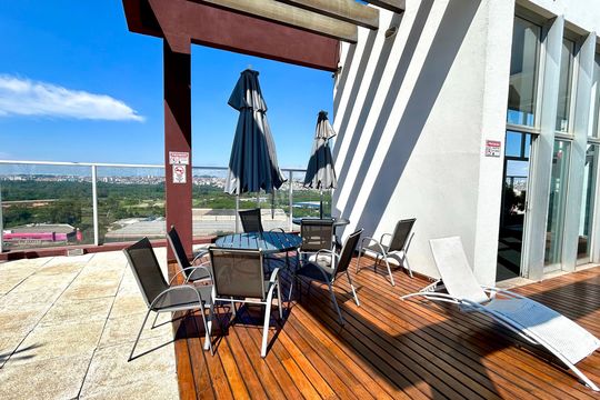 Área comum - Piscina de kitnet/studio para alugar com 1 quarto, 38m² em Vila Augusta, Guarulhos