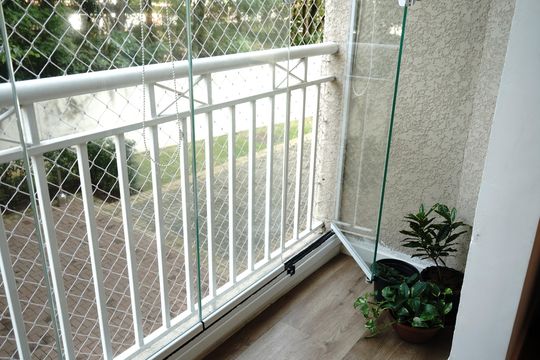 Varanda da Sala de apartamento para alugar com 2 quartos, 53m² em Tatuapé, São Paulo