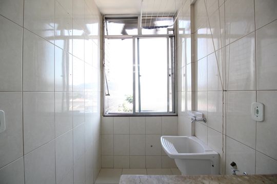 Área de Serviço de apartamento à venda com 1 quarto, 75m² em Taquara, Rio de Janeiro