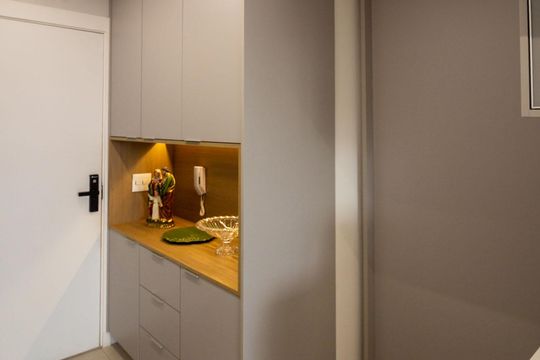 Cozinha de apartamento para alugar com 3 quartos, 145m² em Campo Belo, São Paulo
