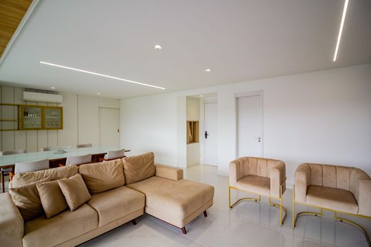 Sala de apartamento para alugar com 3 quartos, 145m² em Campo Belo, São Paulo