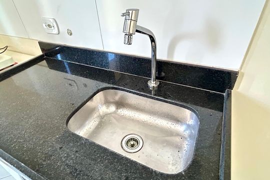 Cozinha de kitnet/studio para alugar com 1 quarto, 37m² em Vila Augusta, Guarulhos