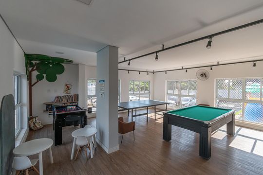 Área comum - Sala de Jogos de apartamento para alugar com 2 quartos, 57m² em Chácara Bela Vista, Sumaré