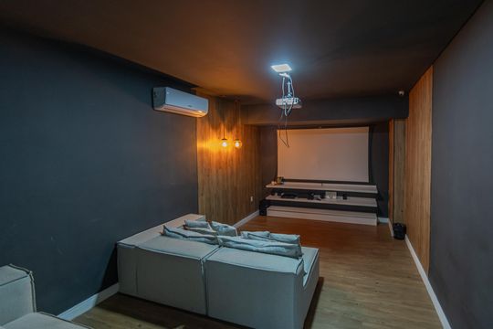 Área comum - Cinema de apartamento para alugar com 2 quartos, 57m² em Chácara Bela Vista, Sumaré