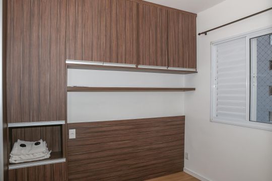 Quarto de apartamento à venda com 1 quarto, 33m² em Barra Funda, São Paulo