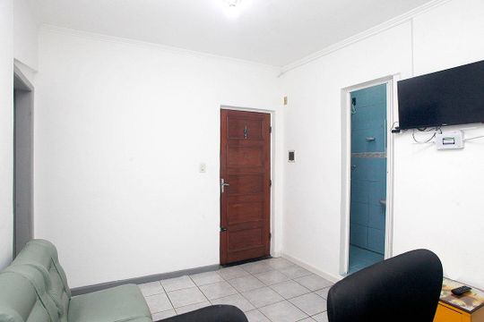 Sala de apartamento para alugar com 1 quarto, 56m² em Centro Histórico, Porto Alegre
