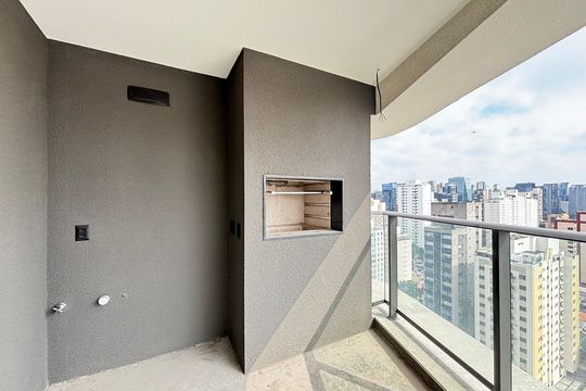 Varanda de apartamento à venda com 3 quartos, 152m² em Vila Olímpia, São Paulo