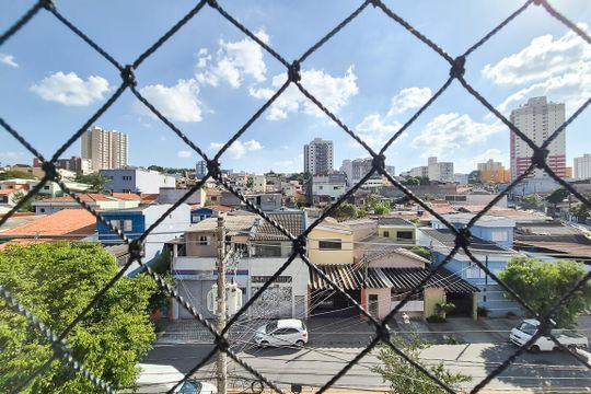 Varanda da Sala - vista de apartamento à venda com 3 quartos, 111m² em Baeta Neves, São Bernardo do Campo