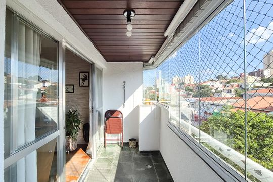 Varanda da Sala de apartamento à venda com 3 quartos, 111m² em Baeta Neves, São Bernardo do Campo