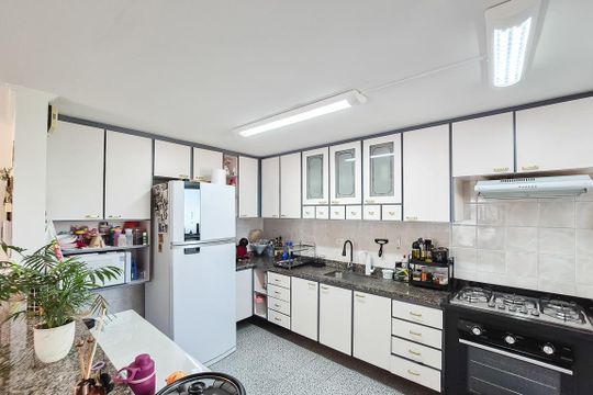 Cozinha de apartamento à venda com 3 quartos, 111m² em Baeta Neves, São Bernardo do Campo