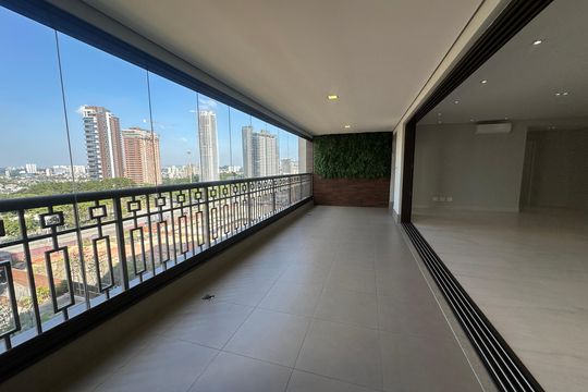 Varanda da Sala de apartamento para alugar com 3 quartos, 228m² em Alphaville Empresarial, Barueri