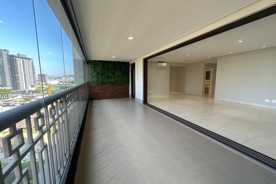 Varanda da Sala de apartamento para alugar com 3 quartos, 228m² em Alphaville Empresarial, Barueri