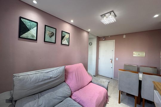 Sala de apartamento à venda com 2 quartos, 47m² em Jardim do Lago, Osasco