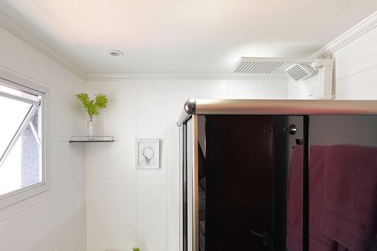 Banheiro da Suíte de apartamento à venda com 2 quartos, 59m² em Centro, São Bernardo do Campo