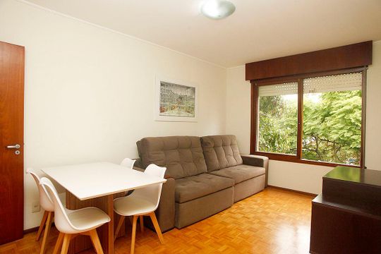 Sala de apartamento à venda com 2 quartos, 78m² em Rio Branco, Porto Alegre