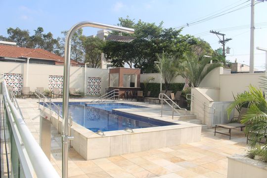 Área comum - Piscina de apartamento à venda com 2 quartos, 83m² em Santo Antônio, São Caetano do Sul