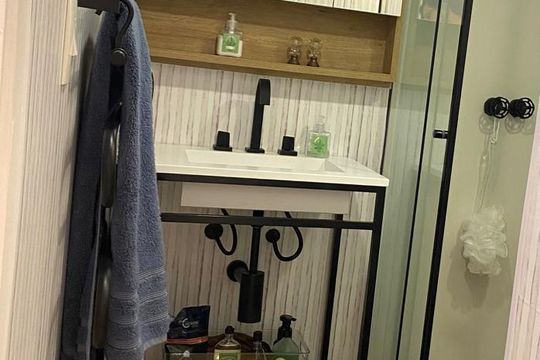 Banheiro de apartamento à venda com 2 quartos, 60m² em Ipanema, Rio de Janeiro