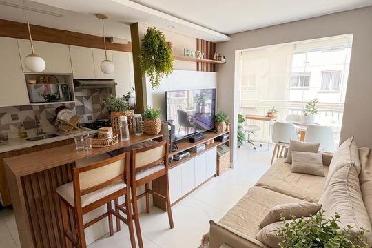 Sala de apartamento à venda com 2 quartos, 46m² em Cidade Mãe do Céu, São Paulo